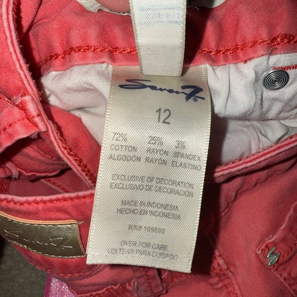 Seven Ankle High Rise Cropped Jeans. Size 12 - Picture 5 of 7